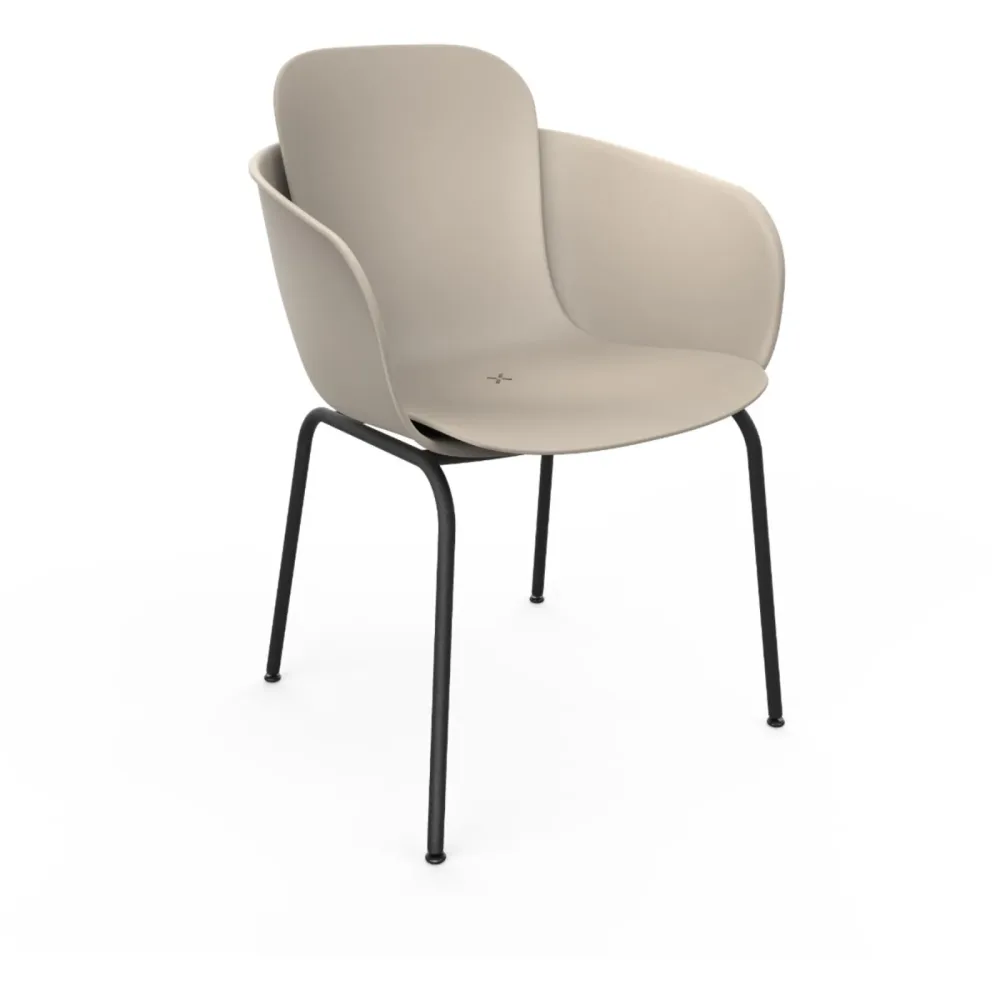 SACKit Gartensessel Patio no.One taupe Polypropylen Recycelter Kunststoff mit zugesetztem UV-Stabilisator T 58 cm - Gartensessel - Wetterfeste