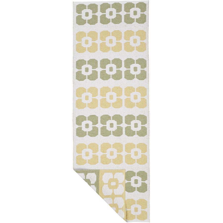 HORREDSMATTAN Outdoor-Teppich Florian Gelb Polyester 70 cm 100 cm - Outdoor-Teppich