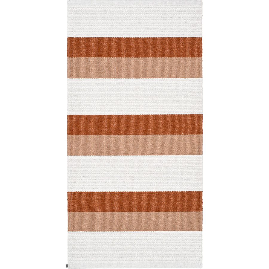 HORREDSMATTAN Outdoor-Teppich Milo Rot Polyester 150 cm 210 cm - Farbe: Rust - Outdoor-Teppich