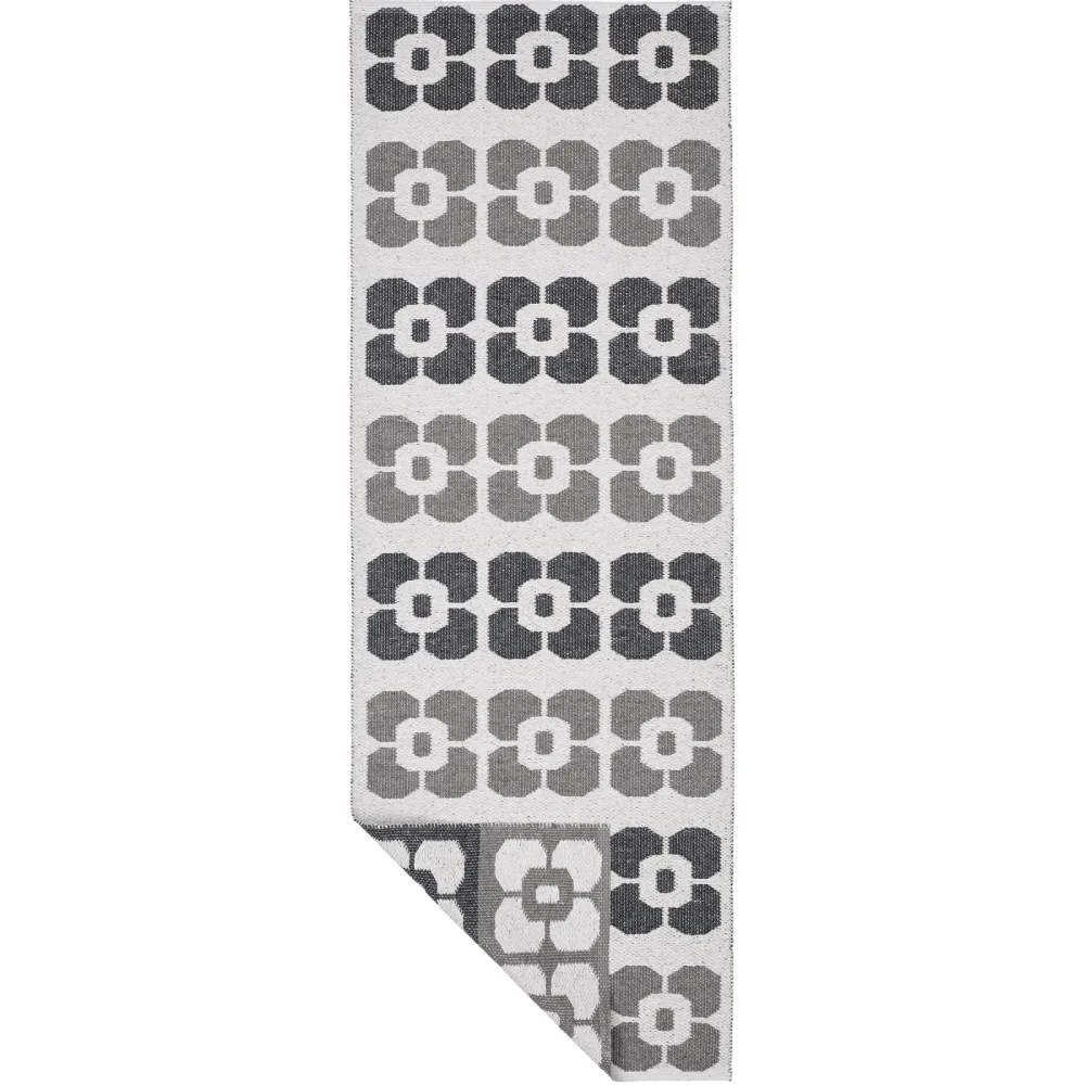 HORREDSMATTAN Outdoor-Teppich Florian Grau Polyester 70 cm 450 cm - Farbe: graphite - Outdoor-Teppich