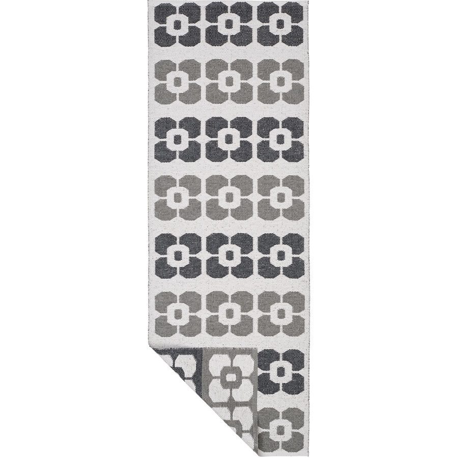 HORREDSMATTAN Outdoor-Teppich Florian Grau Polyester 70 cm 250 cm - Farbe: graphite - Outdoor-Teppich