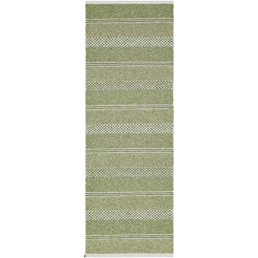 HORREDSMATTAN Teppich Sia Grün Baumwolle/Polyester 150 cm 210 cm - Farbe: olive - Material: Mischgewebe - Teppich