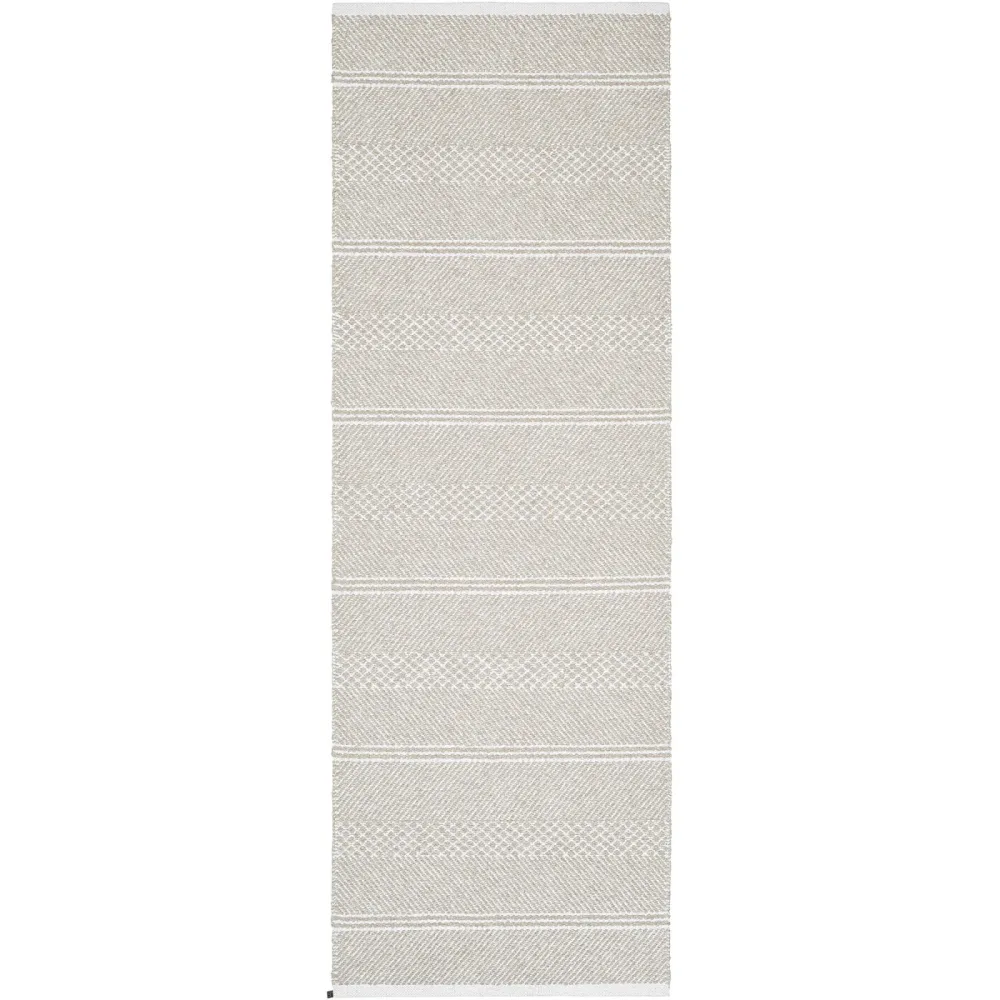 HORREDSMATTAN Teppich Sia Beige Baumwolle/Polyester 70 cm 280 cm - Farbe: creme - Material: Mischgewebe - Teppich
