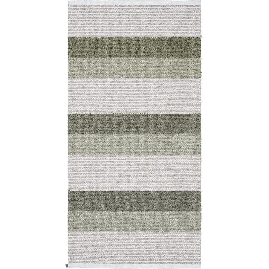 HORREDSMATTAN Teppich Myra Grün Baumwolle/Polyester 70 cm 140 cm - Farbe: green - Material: Mischgewebe - Teppich