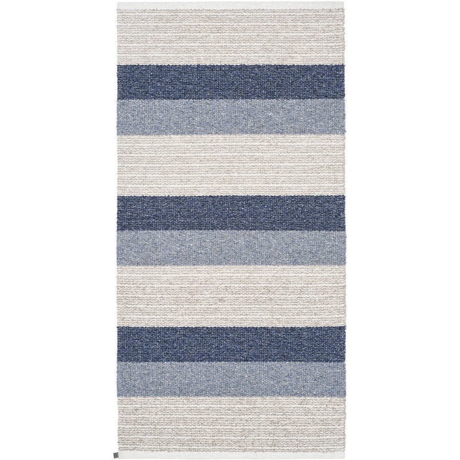 HORREDSMATTAN Teppich Myra Blau Baumwolle/Polyester 70 cm 260 cm - Farbe: blue - Material: Mischgewebe - Teppich