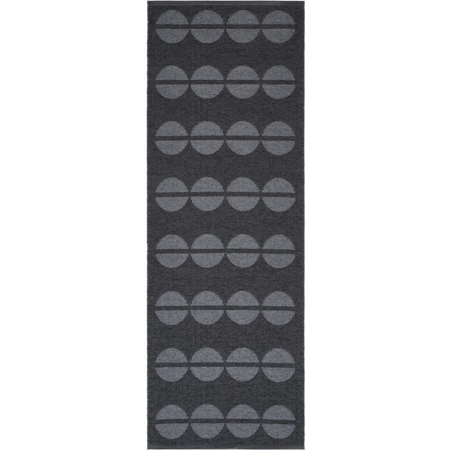 HORREDSMATTAN Outdoor-Teppich Bastian Grau Polyester/Kunststoff 150 cm 200 cm - Farbe: graphite - Material: Phthalatfreies PVC 90%, Polyester 10% -