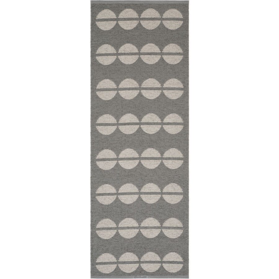 HORREDSMATTAN Outdoor-Teppich Bastian Beige/Grau Polyester/Kunststoff 70 cm 150 cm - Farbe: Greige - Material: Phthalatfreies PVC 90%, Polyester 10% -