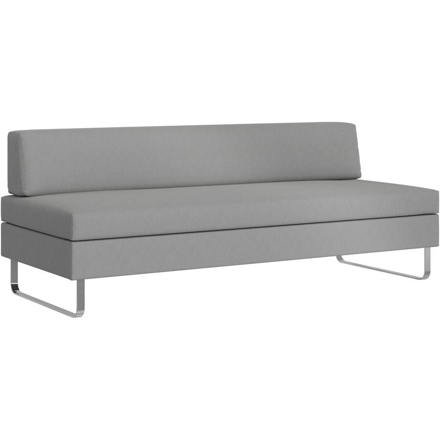 SWISS PLUS Bettsofa Bed for Living Doppio Grau Stoff 205 cm 165 cm Vergrösserung - Möbel Konfigurator: Traummöbel individuell zusammenstellen -