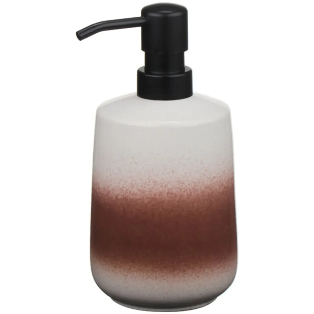 Seifenspender Sia Lila Keramik 9 cm 18.5 cm - Farbe: mauve - Seifenspender