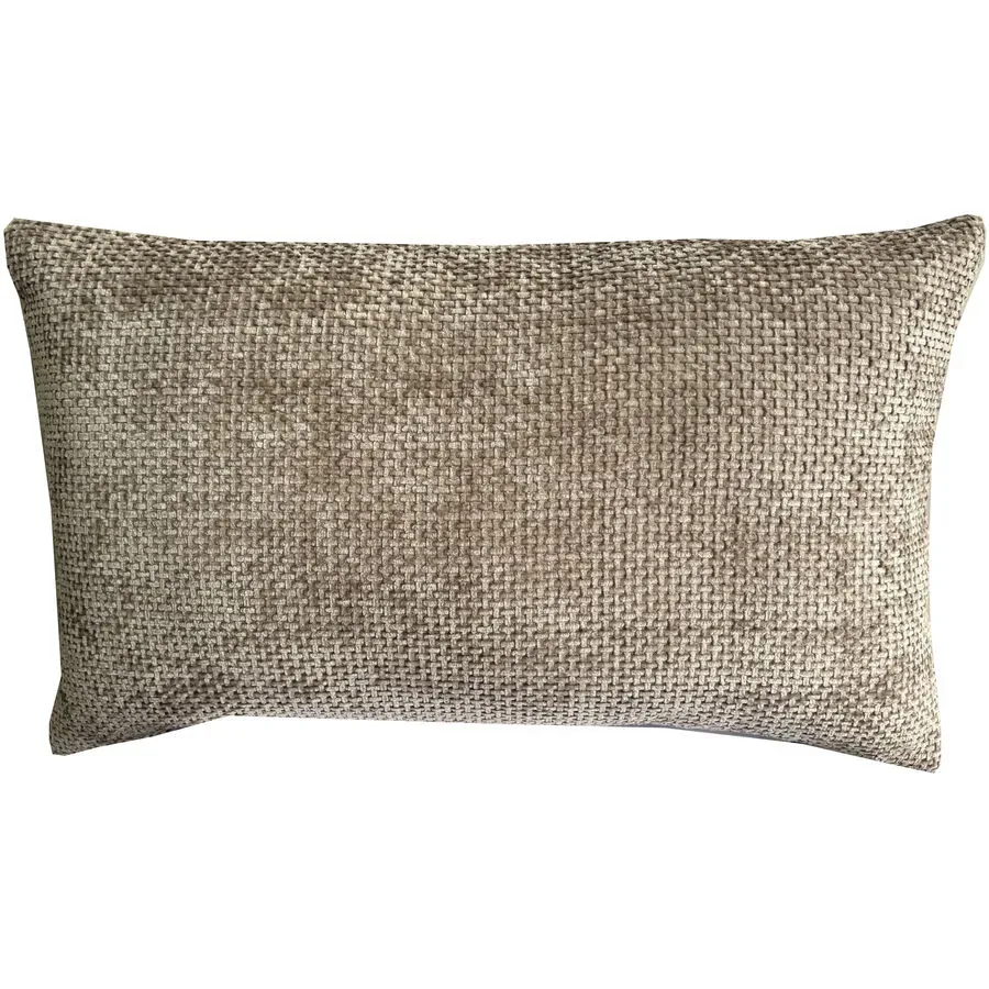 Zierkissenbezug Bliss Braun/Grau Polyester 30 cm 50 cm - Farbe: taupe - Zierkissenbezug