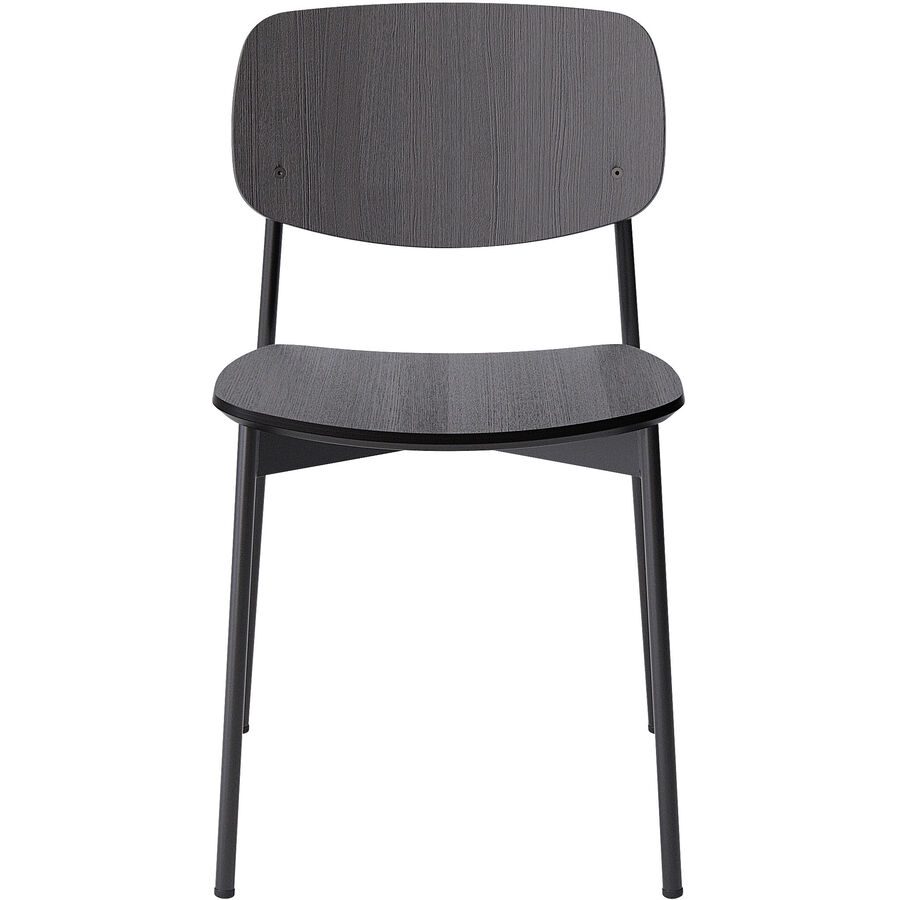Stuhl Kasper Schwarz Holz 50 cm - Material: Eiche - Stuhl