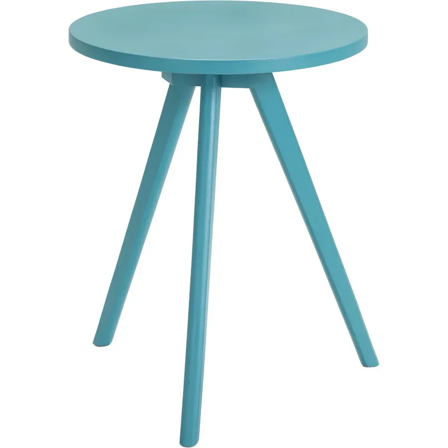 MyDeal Nachttisch Aya Blau Holz 40 cm - Farbe: petrol - Material: Holzwerkstoff - Nachttisch
