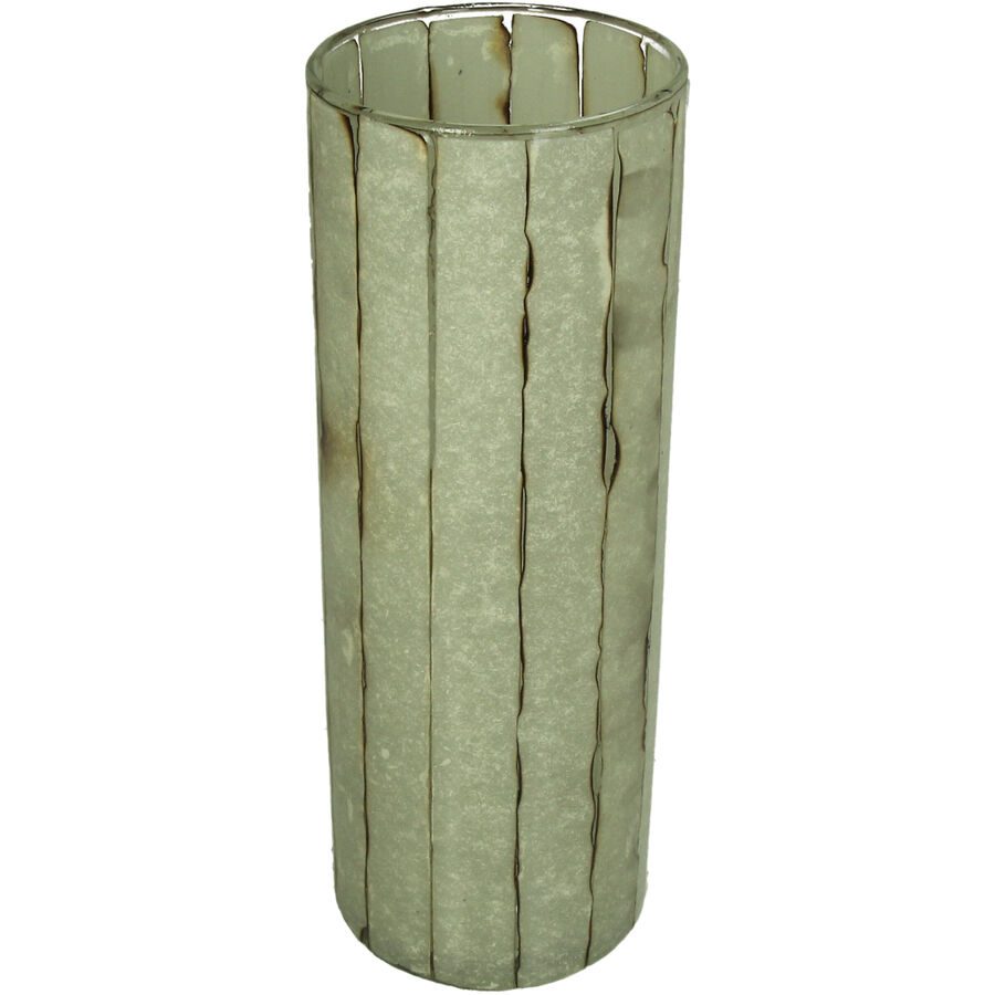 Vase Reduced Beige Glas 13 cm - Farbe: creme - Vase
