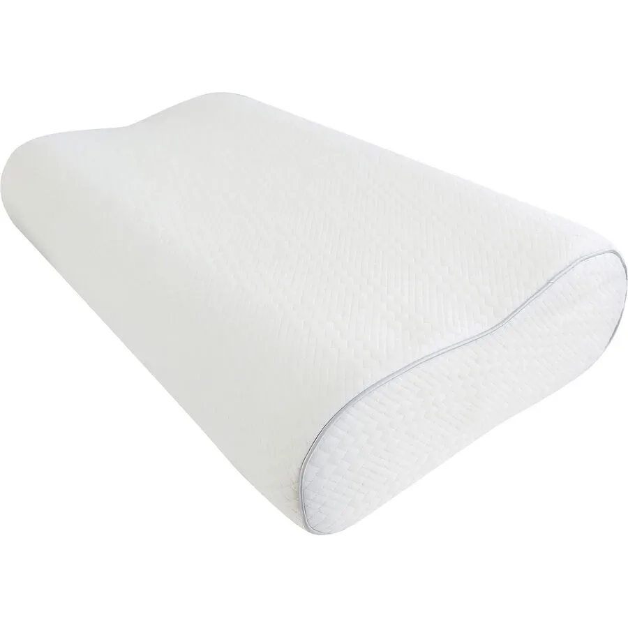 Nackenstützkissen Nova Weiss Polyester 60 cm 35 cm