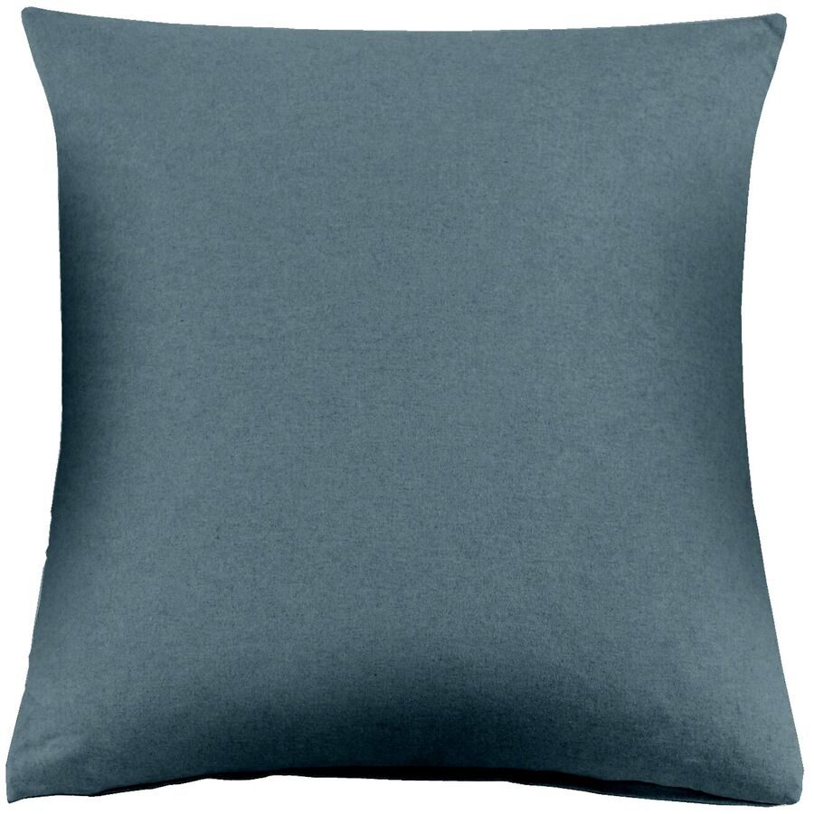 Kissenbezug Bettina Cyan Baumwolle 65 cm 65 cm - Farbe: petrol - Material: 100% Baumwoll-Flanell - Kissenbezug