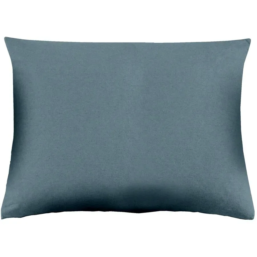 Kissenbezug Bettina Cyan Baumwolle 65 cm 100 cm - Farbe: petrol - Material: 100% Baumwoll-Flanell - Kissenbezug
