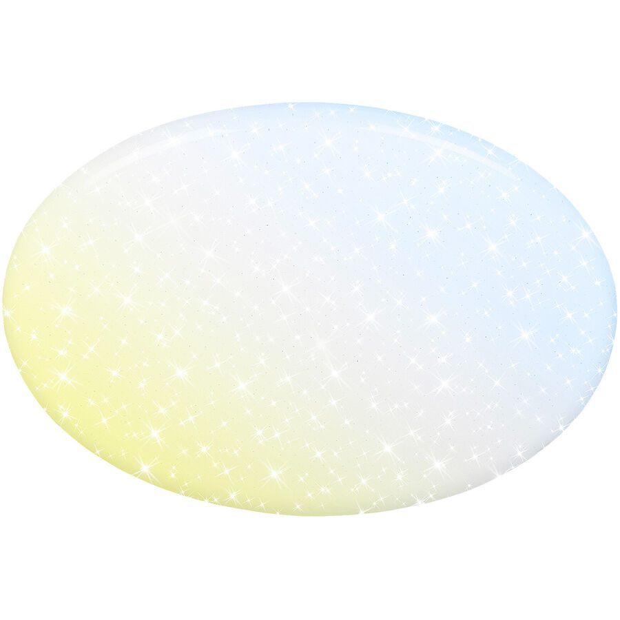 Deckenlampe Sannita Weiss Kunststoff/Metall 56 cm 8.5 cm - LED - Lichtfarbe: Extra warmweiss - Helles Neutralweiss - Deckenlampe- LED Energiesparlampe