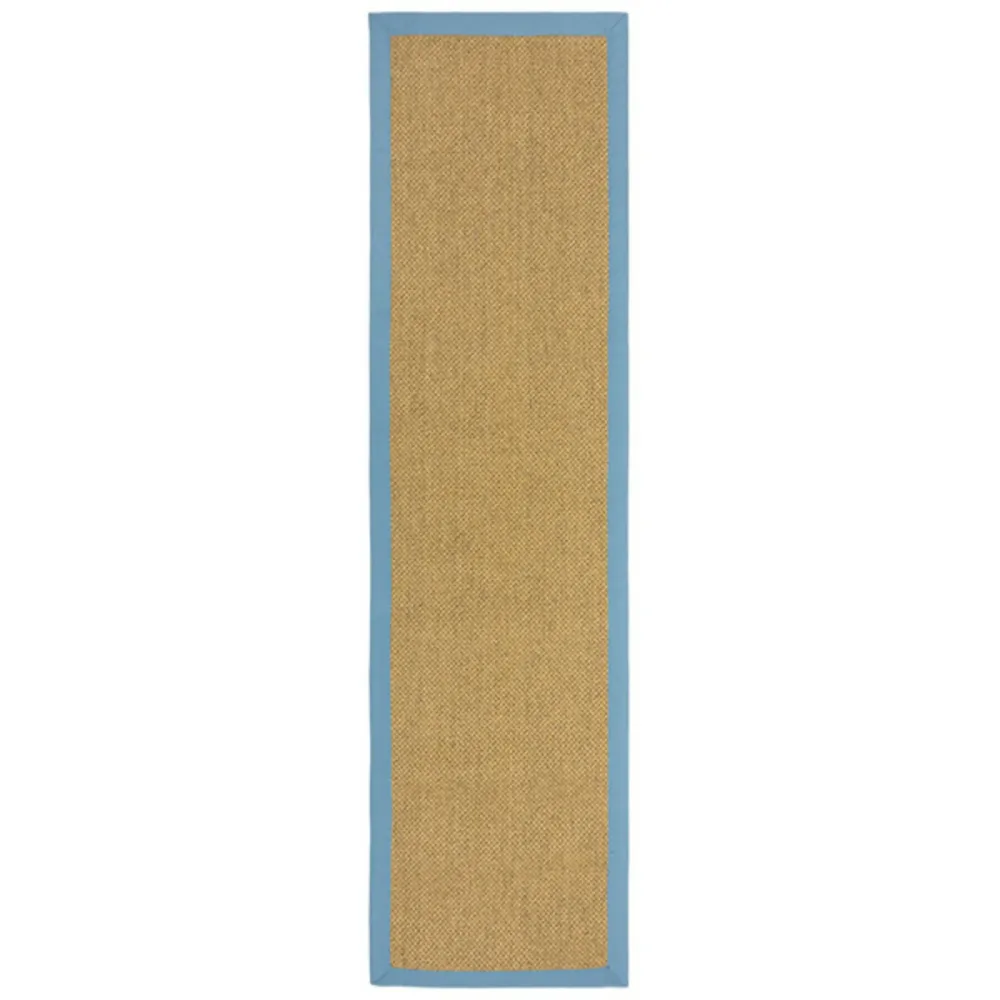 Outdoor-Teppich Yoto braun/blau Anderes Muster Polyester/Polypropylen 60 x 230 cm - Outdoor-Teppich