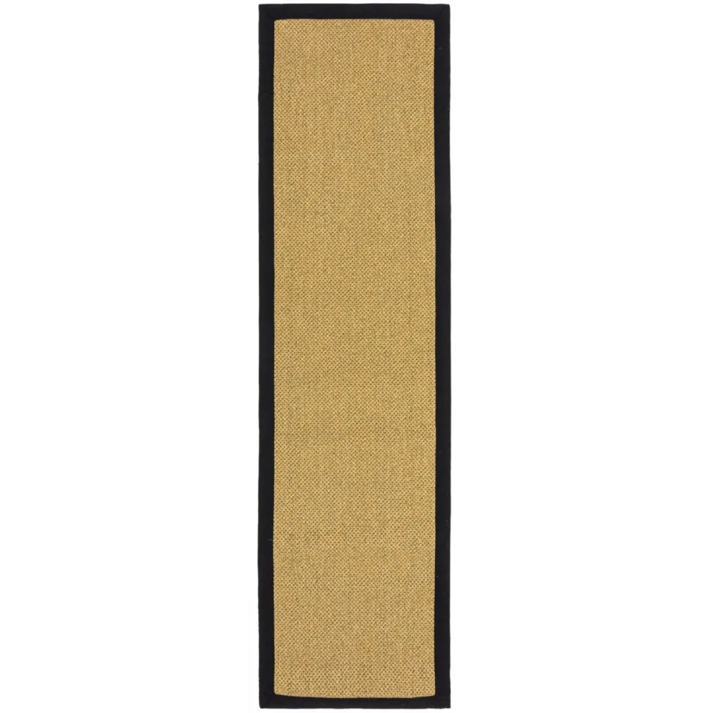 Outdoor-Teppich Yoto braun/schwarz Anderes Muster Polyester/Polypropylen 60 x 230 cm - Outdoor-Teppich