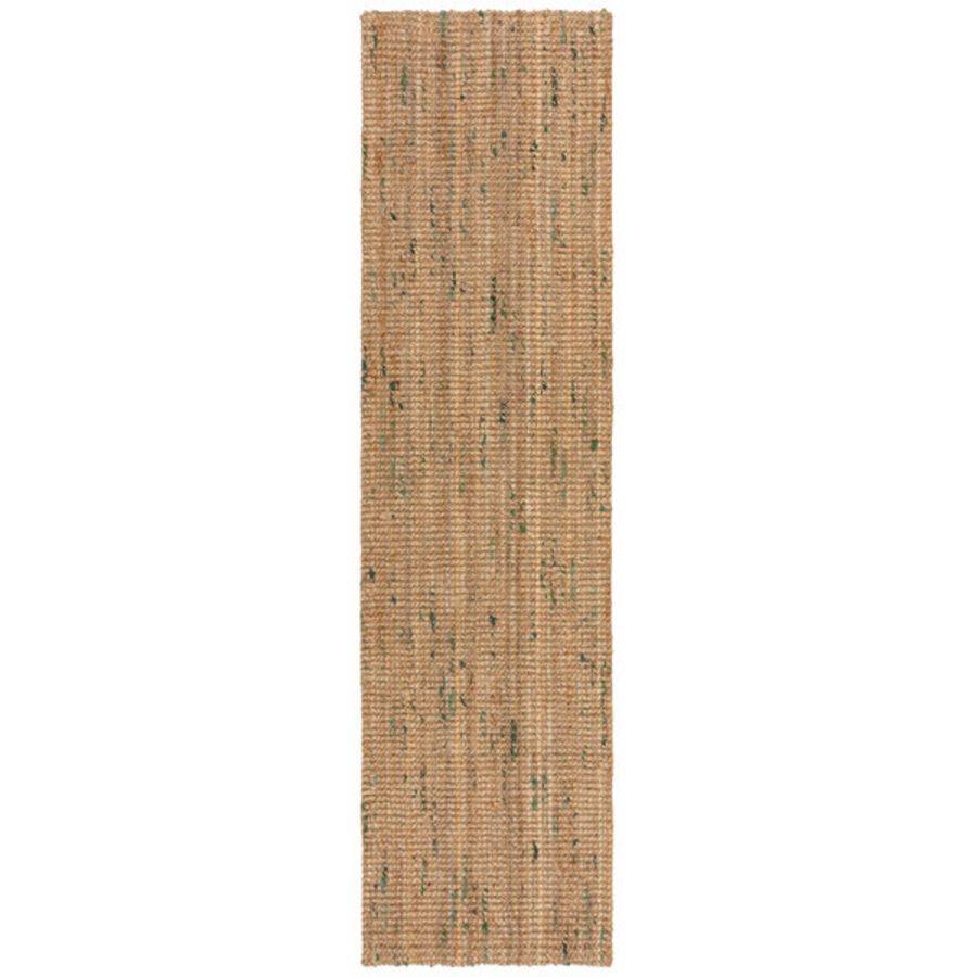 Teppich Tsumugi Braun/Grün Jute 60 cm 300 cm - Teppich