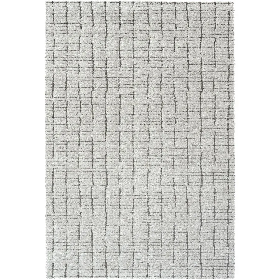 Teppich Vira Grau Polyester 80 cm 150 cm - Farbe: hellgrau - Teppich