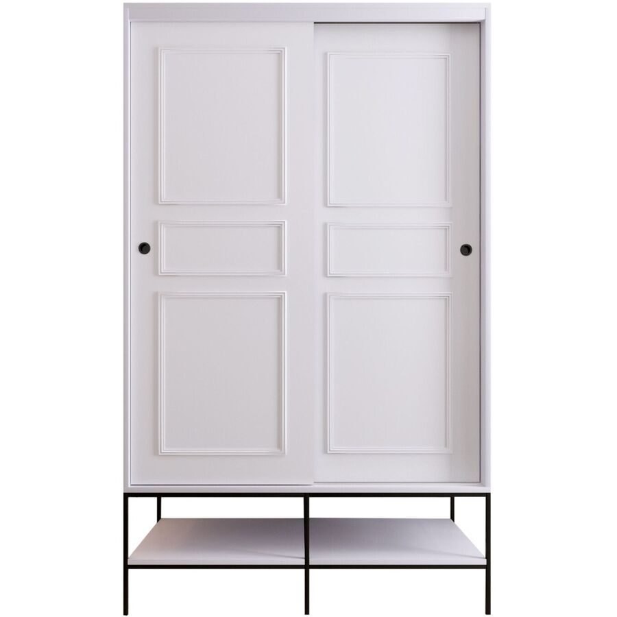 Kleiderschrank Uyumak Weiss Holzwerkstoff 164 cm 69 cm 39 cm - Material: Melamin - Kleiderschrank