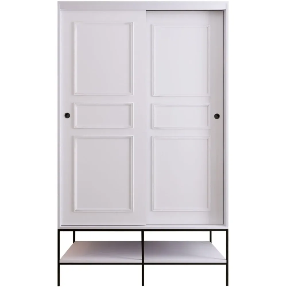 Kleiderschrank Uyumak Weiss Holzwerkstoff 164 cm 69 cm 39 cm - Material: Melamin - Kleiderschrank