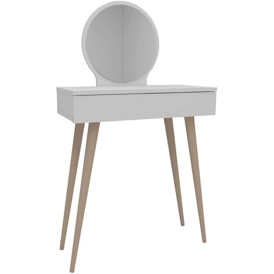 Schminktisch Uyumak - Farbe: Weiss - Material: Melamin - Schminktisch