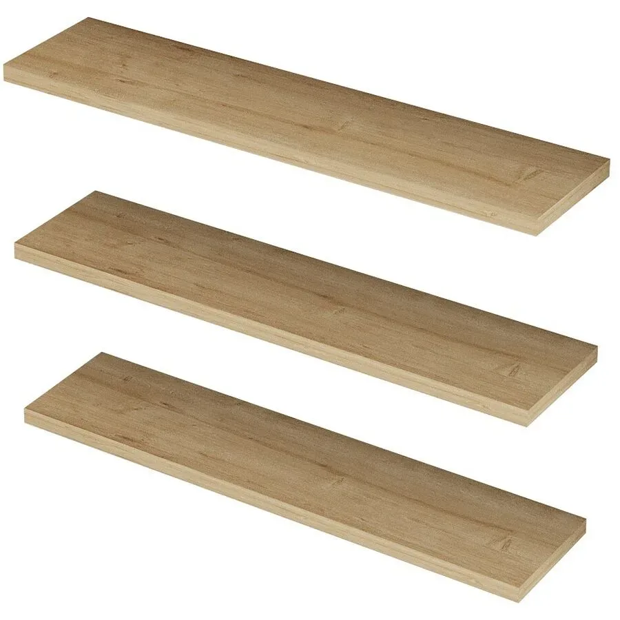 Wandregal Yemek Blau Kunststoff/Holz 1.8 cm 60 cm - Farbe: saphir - Material: Melamin - Wandregal