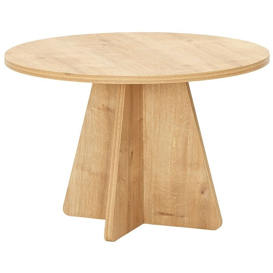 Salontisch Yasam Braun Holzwerkstoff 60 cm - Farbe: eiche - Material: Melaminbeschichtete Spanplatte - Salontisch