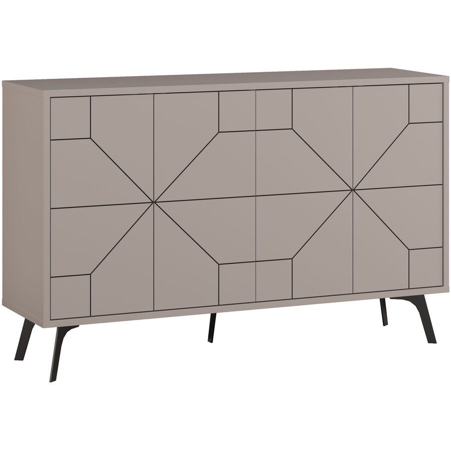 Konsole Yemek Braun Holzwerkstoff 62.4 cm - Farbe: Kaffee - Material: 100% Melaminbeschichtete Spanplatte - Konsole