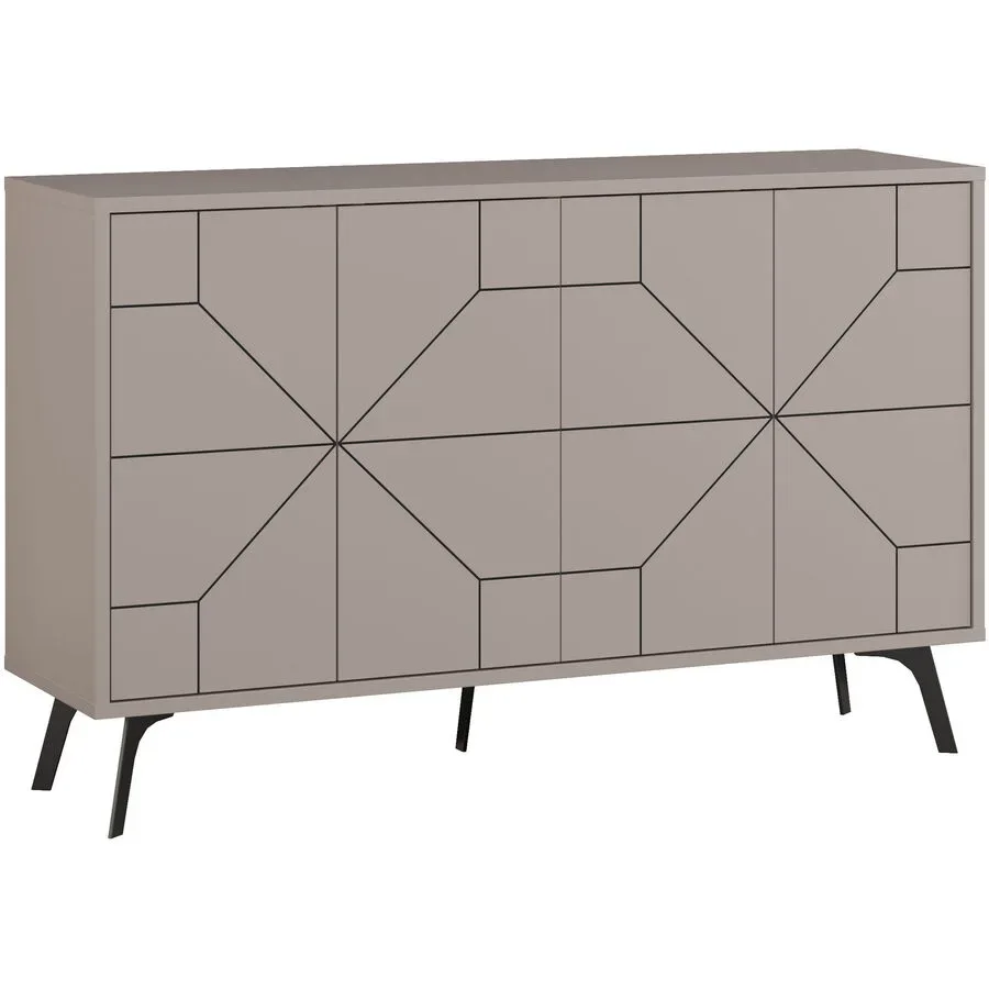 Konsole Yemek Braun Holzwerkstoff 62.4 cm - Farbe: Kaffee - Material: 100% Melaminbeschichtete Spanplatte - Konsole