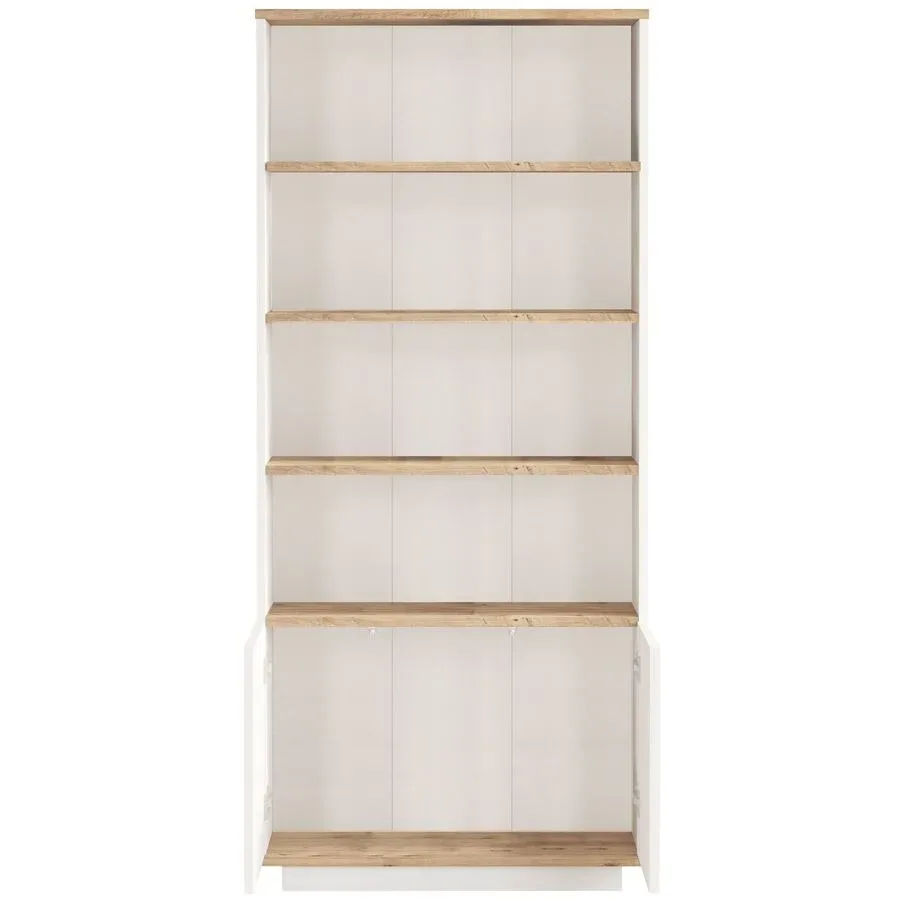 Bücherregal Yemek Braun Holzwerkstoff/Kunststoff 168.3 cm 77.5 cm - Farbe: Kiefer - Material: Melaninbeschichtete Mischholz (Spanplatte) - Bücherregal
