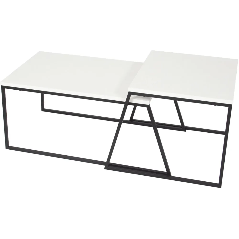 Yasam Weiss Holzwerkstoff 38 cm - Material: Melaminbeschichtete Spanplatte