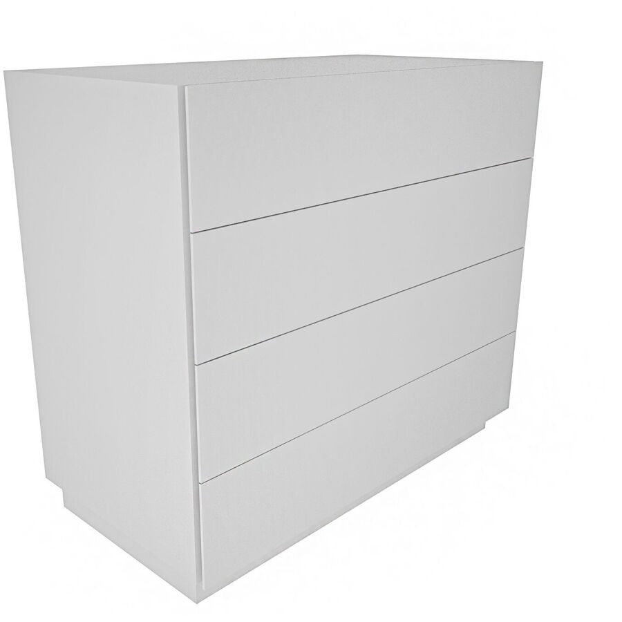 Kommode Yemek Weiss Holzwerkstoff 81.6 cm 45 cm - Material: Melamin - Kommode