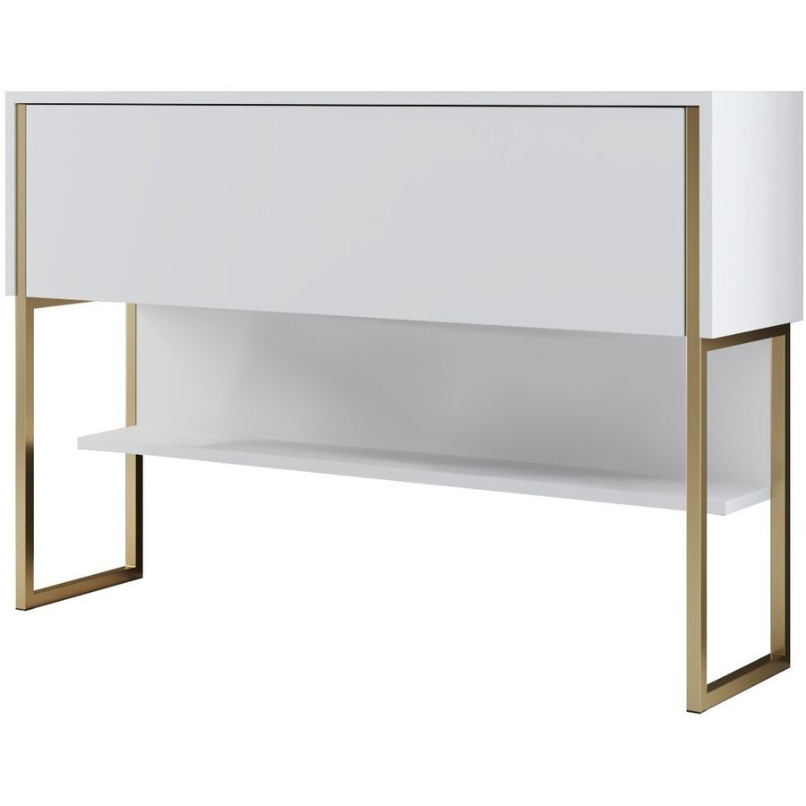 Kommode Yemek Gold Holzwerkstoff 120 cm 80 cm - Material: Melamin - Kommode