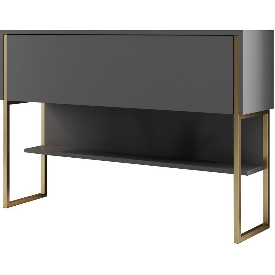 Kommode Yemek Gold 120 cm 80 cm - Material: Melamin - Kommode