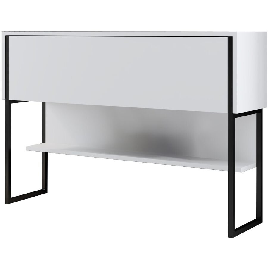 Kommode Yemek Schwarz Holzwerkstoff 120 cm 80 cm - Material: Melamin - Kommode