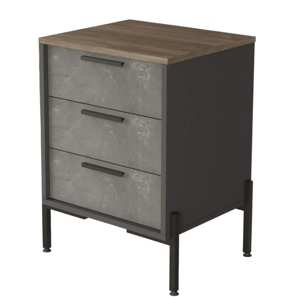 Kommode Yemek Braun Holzwerkstoff 70 cm 44.5 cm - Material: Melamin - Kommode