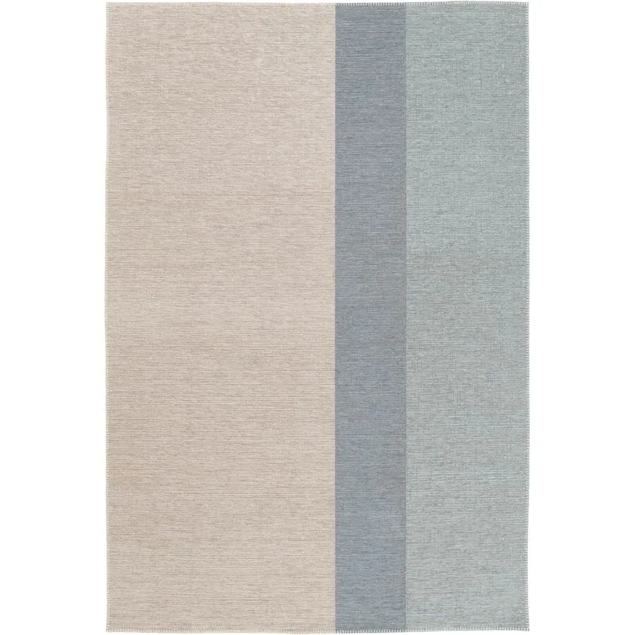 Teppich Saro Blau/Beige Polyester 160 cm 230 cm - Teppich