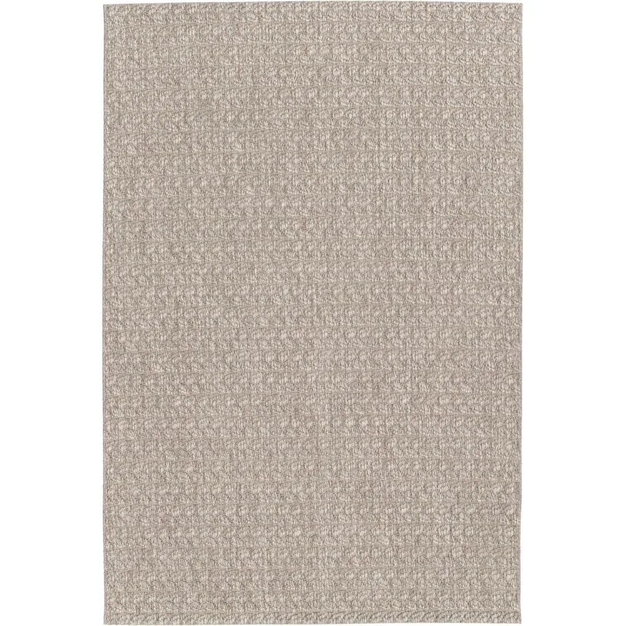 Teppich Karo Beige Polyethylen 160 cm 230 cm - Farbe: natur - Material: Polypropylen - Teppich