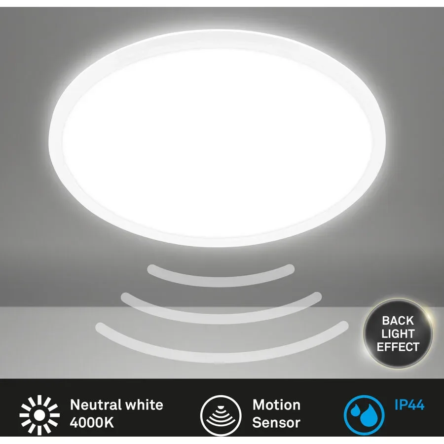 Deckenlampe Telefunken Sensor Kunststoff weiss - LED - Lichtfarbe: Helles Neutralweiss - Deckenlampe- LED Energiesparlampe