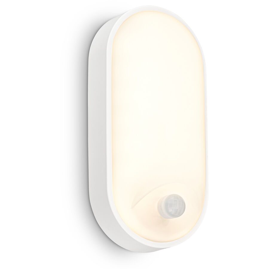 Wandlampe Telefunken Weiss Kunststoff 22 cm 6 cm - LED - Lichtfarbe: Warmweiss - Wandlampe- LED Energiesparlampe