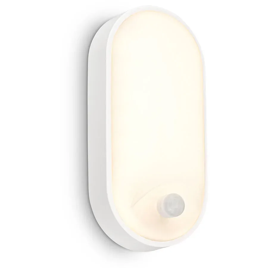Wandlampe Telefunken Weiss Kunststoff 22 cm 6 cm - LED - Lichtfarbe: Warmweiss - Wandlampe- LED Energiesparlampe
