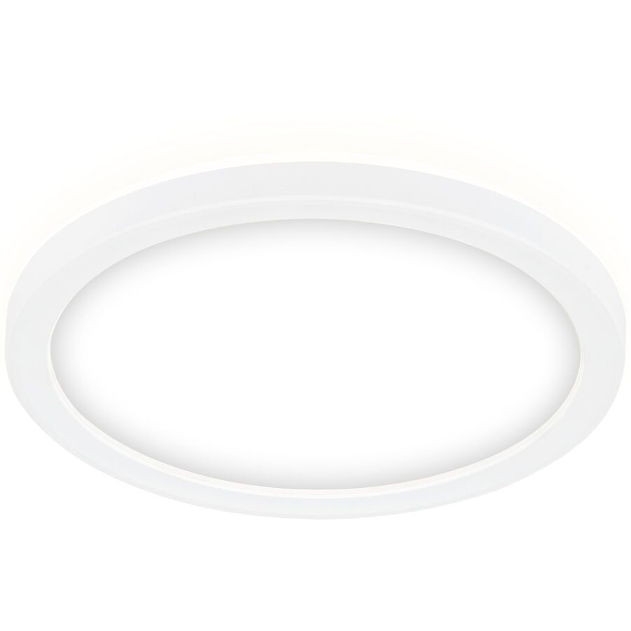 Deckenlampe Emma II Kunststoff weiss Ø19 cm - LED - Lichtfarbe: Helles Neutralweiss - Deckenlampe- LED Energiesparlampe