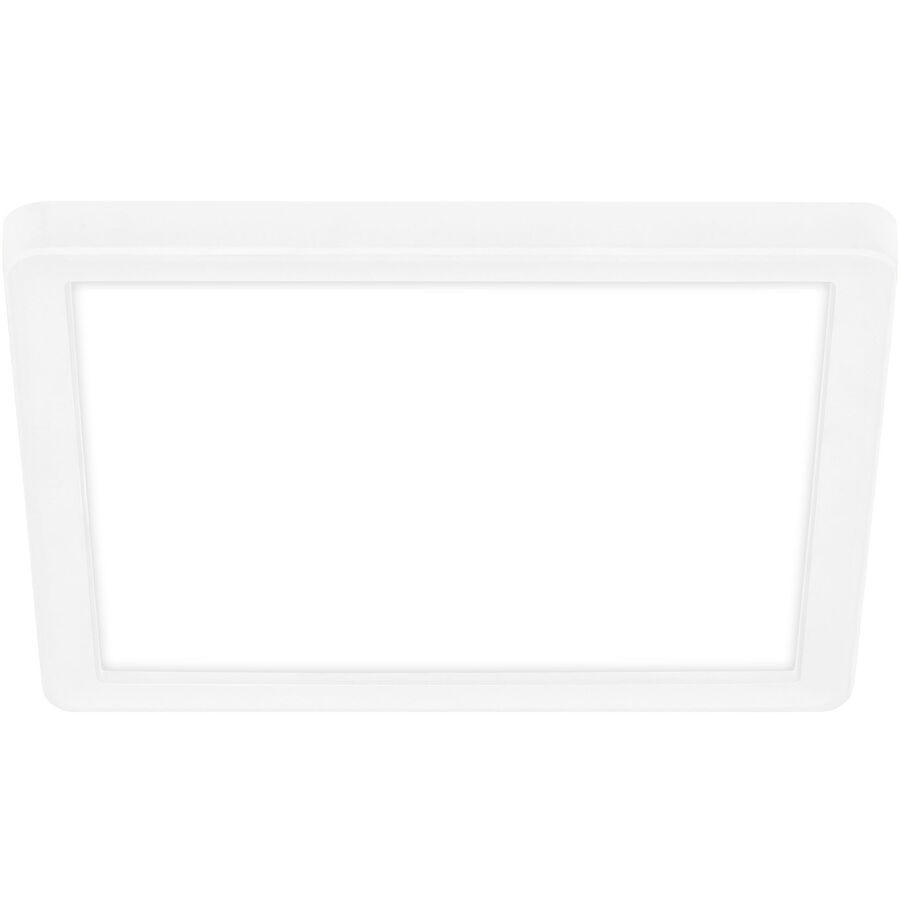 Deckenlampe Emma II Kunststoff weiss 19x19cm - LED - Lichtfarbe: Kaltes Tageslichtweiss - Deckenlampe- LED Energiesparlampe