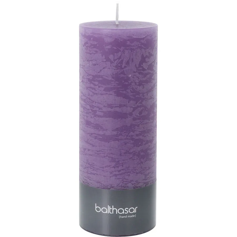 Balthasar - Zylinderkerze, 70X180MM, Flieder