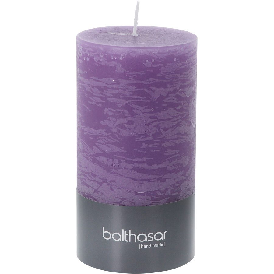 Balthasar - Zylinderkerze, 70X130MM, Flieder