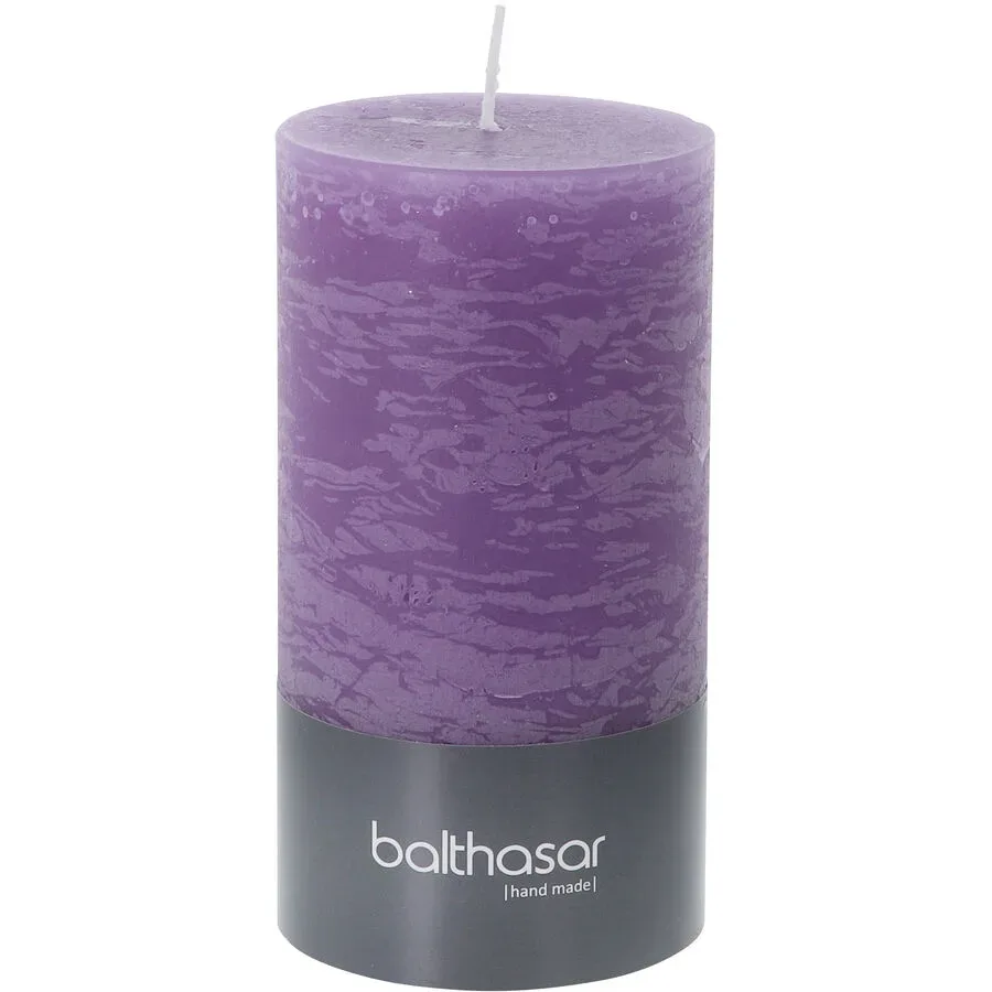 Balthasar - Zylinderkerze, 70X130MM, Flieder