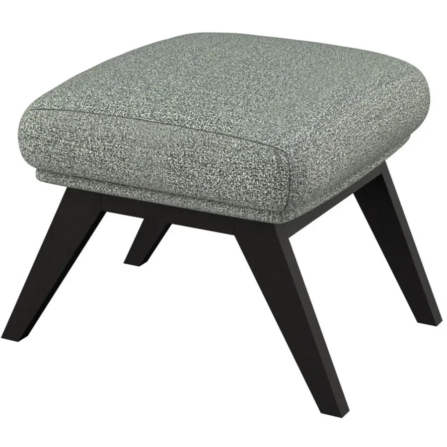 Hocker Halani Blau Stoff 41 cm 54 cm - Farbe: Sky Blue - Hocker